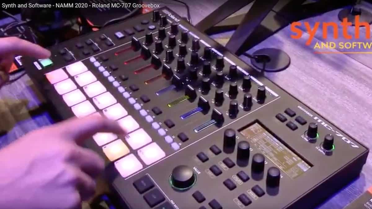 Roland MC-707 Groovebox - Winter NAMM 2020 - Synth and Software