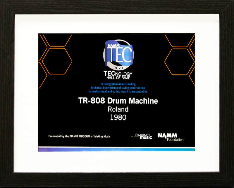 Roland TR-808 TECnology Hall of Fame Award