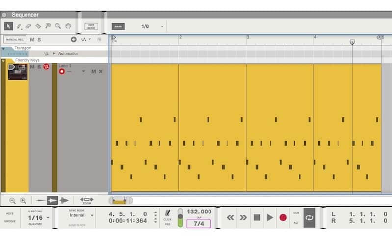 Composing musical patterns Example #1