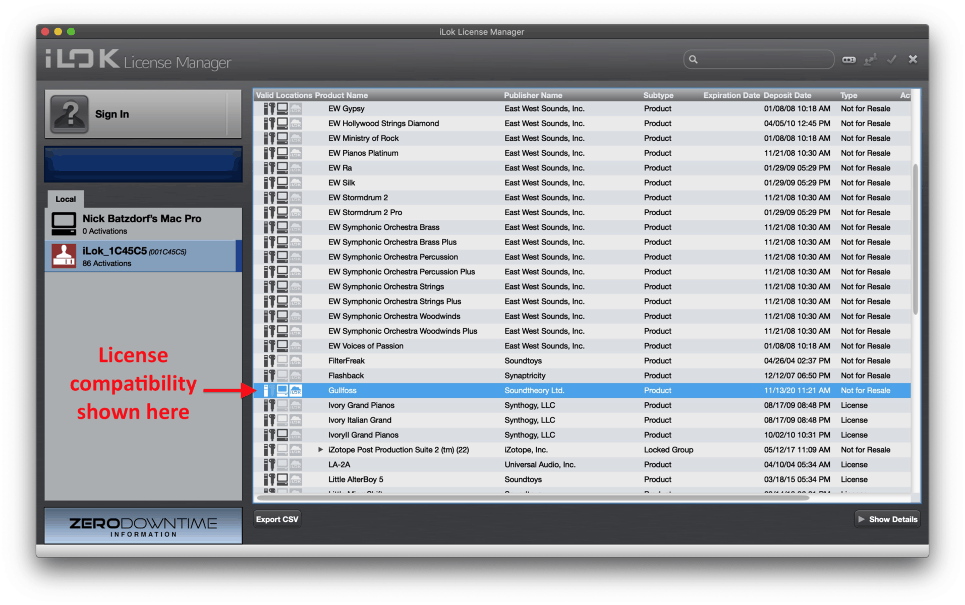 where to install ilok license manager