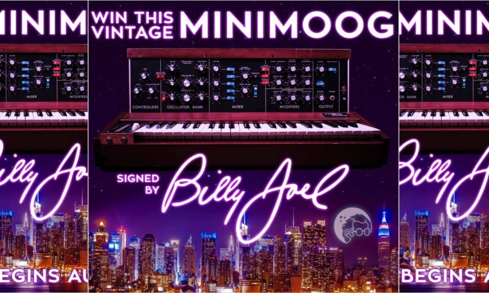 Bob Moog Foundation Announces Raffle for Minimoog Signed by Billy Joel