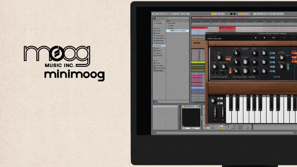 Moog Minimoog Model D Softsynth Jumps from iOS to Mac
