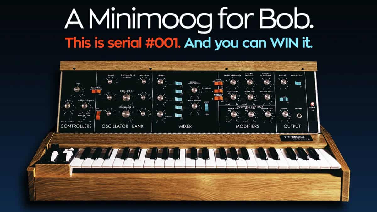 The Bob Moog Foundation Announces Fundraising Raffle for Bob Moog Tribute Edition Minimoog, Serial Number 001